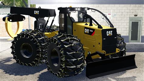 cat skid steer with bush hog on fs 19|cat 535d mod fs19.